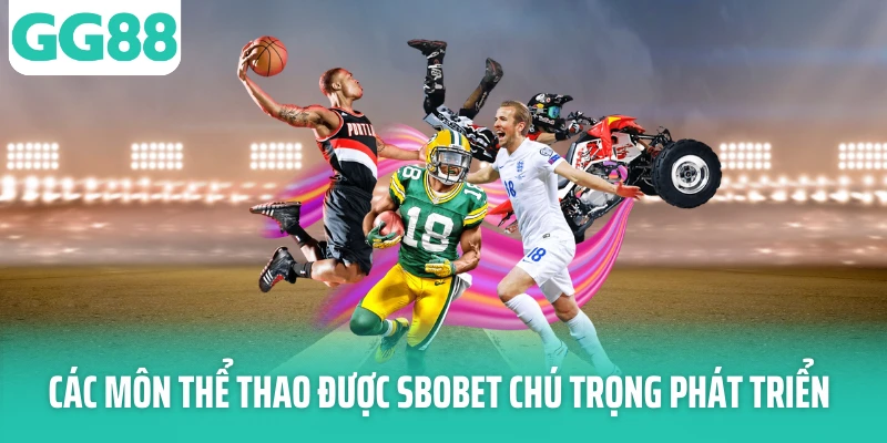 Các môn thể thao được SBOBET chú trọng phát triển