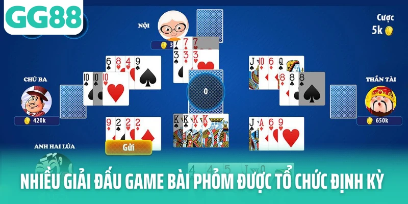 Nhiều giải đấu game bài phỏm được tổ chức định kỳ Nhiều giải đấu game bài phỏm được tổ chức định kỳ